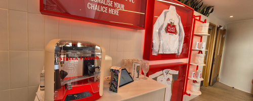 Stella Artois at Wimbledon with Gravotech machines