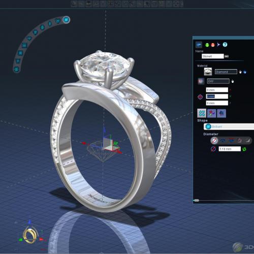 Software CAD per gioielli 3D 3Design