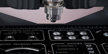 Pannello frontale realizzato con macchina per incisione metalli